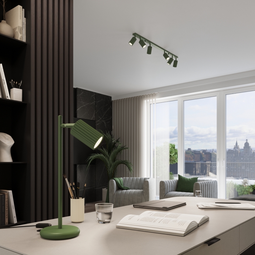 Brilagi - Stolná lampa CRESTO 1xGU10/10W/230V zelená