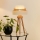Brilagi - Stolná lampa DENVER LUNETA 1xE27/15W/230V béžová/hnedá/krémová