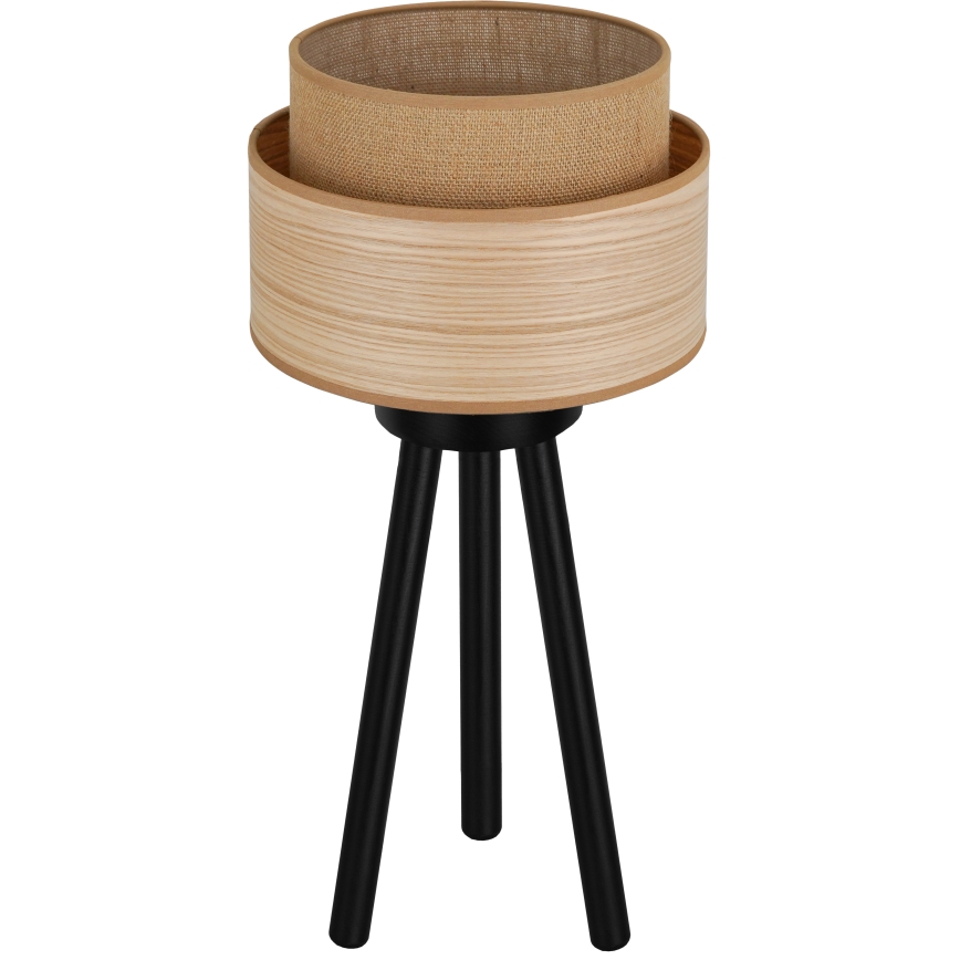 Brilagi - Stolná lampa MONTANA BOHO 1xE27/15W/230V hnedá/čierna