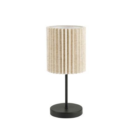 Brilagi - Stolná lampa NORDIC WAVE 1xE27/15W/230V ľan/čierna