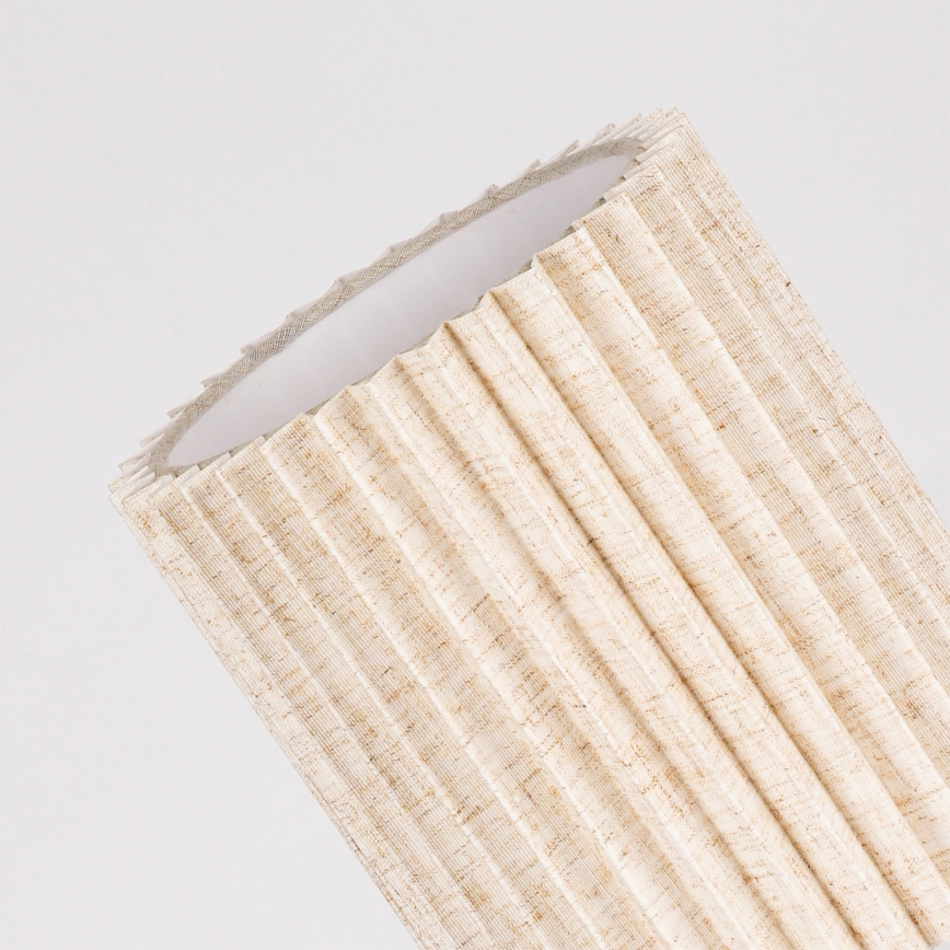 Brilagi - Stolná lampa NORDIC WAVE 1xE27/15W/230V ľan/čierna