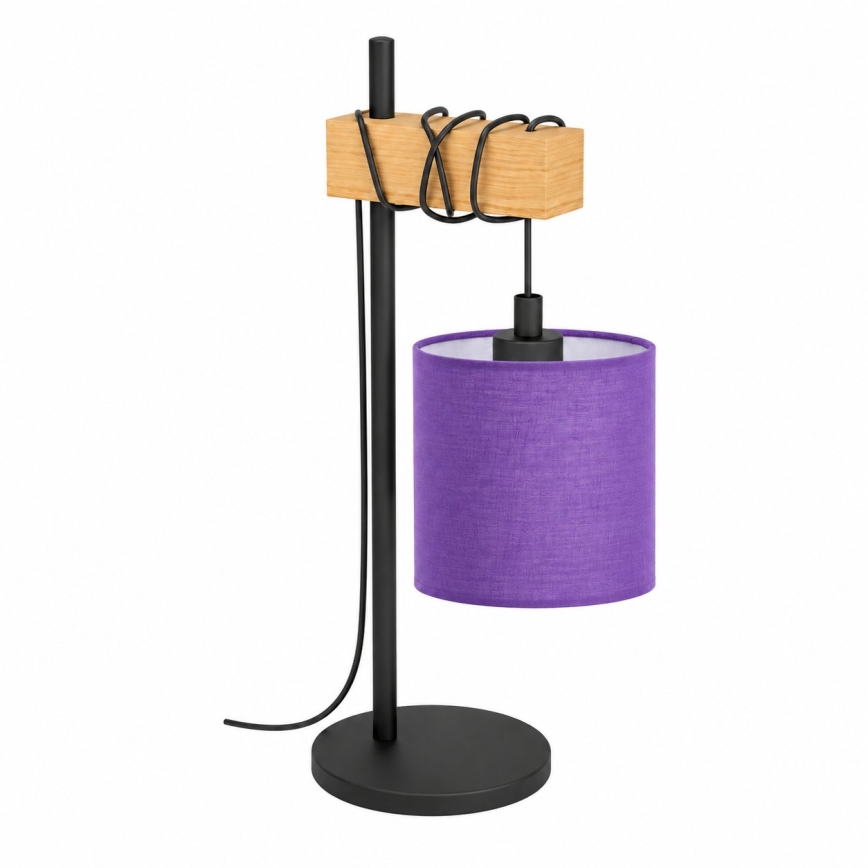 BRILAGI - Stolná lampa NUBILA 1xE27/40W/230V hnedá/čierna/fialová