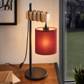 BRILAGI - Stolná lampa NUBILA 1xE27/40W/230V hnedá/čierna/pompejská červená