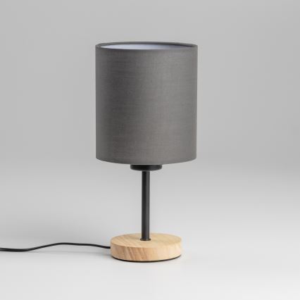Brilagi - Stolná lampa NUBILA WOOD 1xE27/25W/230V dub/antracit