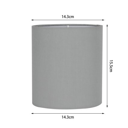 Brilagi - Stolná lampa NUBILA WOOD 1xE27/25W/230V dub/čierna/svetlosivá