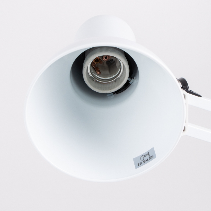 Brilagi - Stolná lampa ROMERO 1xE27/60W/230V biela