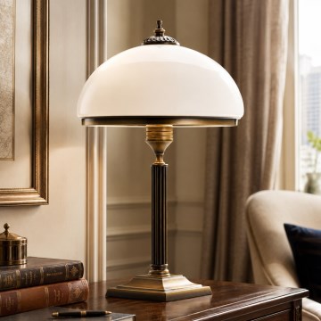 BRILAGI - Stolná lampa TAURUS 2xE14/11W/230V bronz