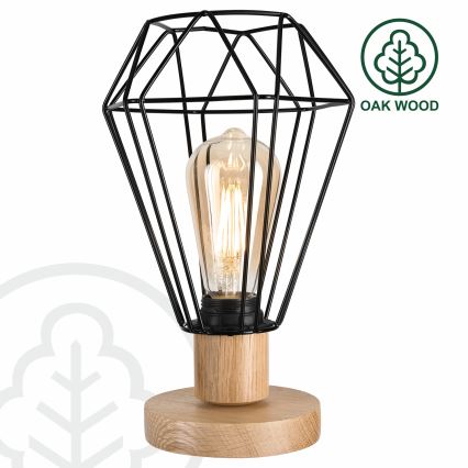 Brilagi - Stolná lampa WOODY BASKET 1xE27/60W/230V dub