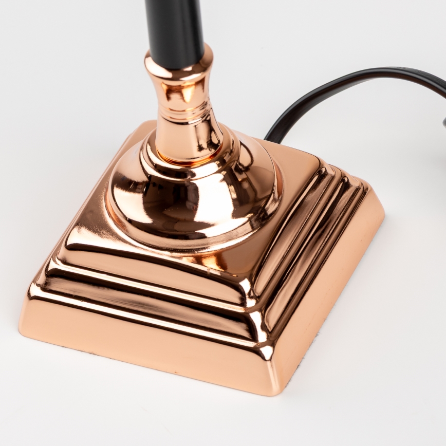 Brilagi - Stolová lampa CERIA 1xE14/40W/230V čierna/medená/biela