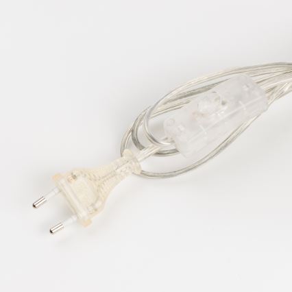 Brilagi - Stolová lampa CERIA 1xE27/60W/230V priemer 25 cm lesklý chróm/biela