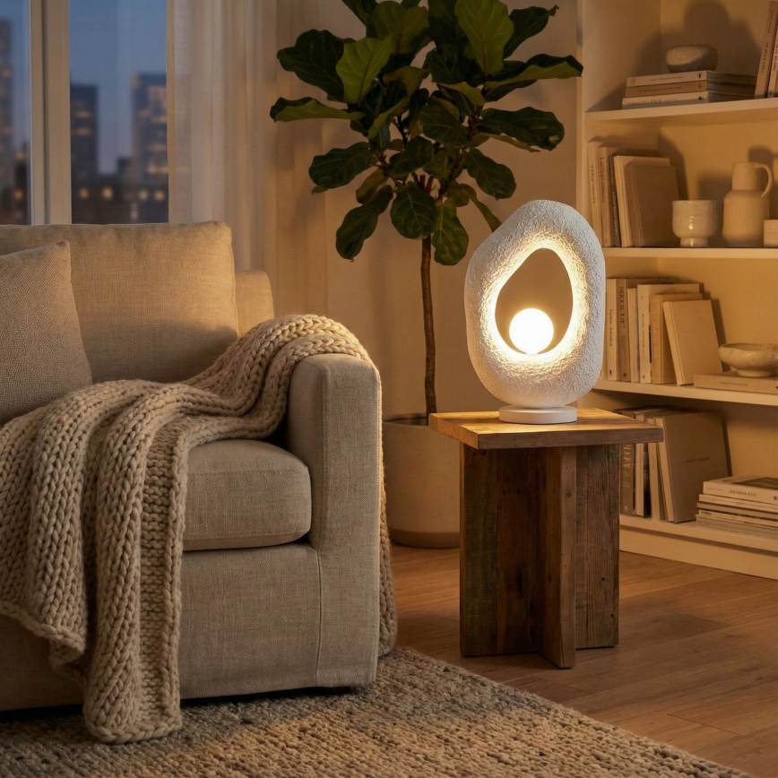 Brilagi - Stolová lampa WABI SABI 1xG9/8W/230V biela