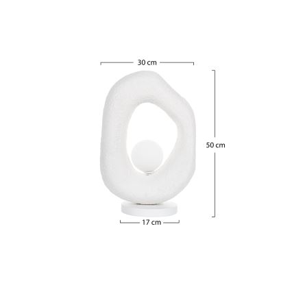 Brilagi - Stolová lampa WABI SABI 1xG9/8W/230V biela
