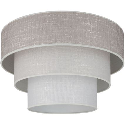 Brilagi - Stropné svietidlo ALASKA LUNETA 1xE27/15W/230V pr. 45 cm šedá/krémová