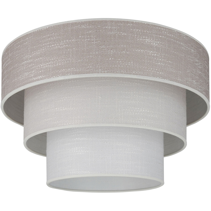 Brilagi - Stropné svietidlo ALASKA LUNETA 1xE27/15W/230V pr. 45 cm šedá/krémová