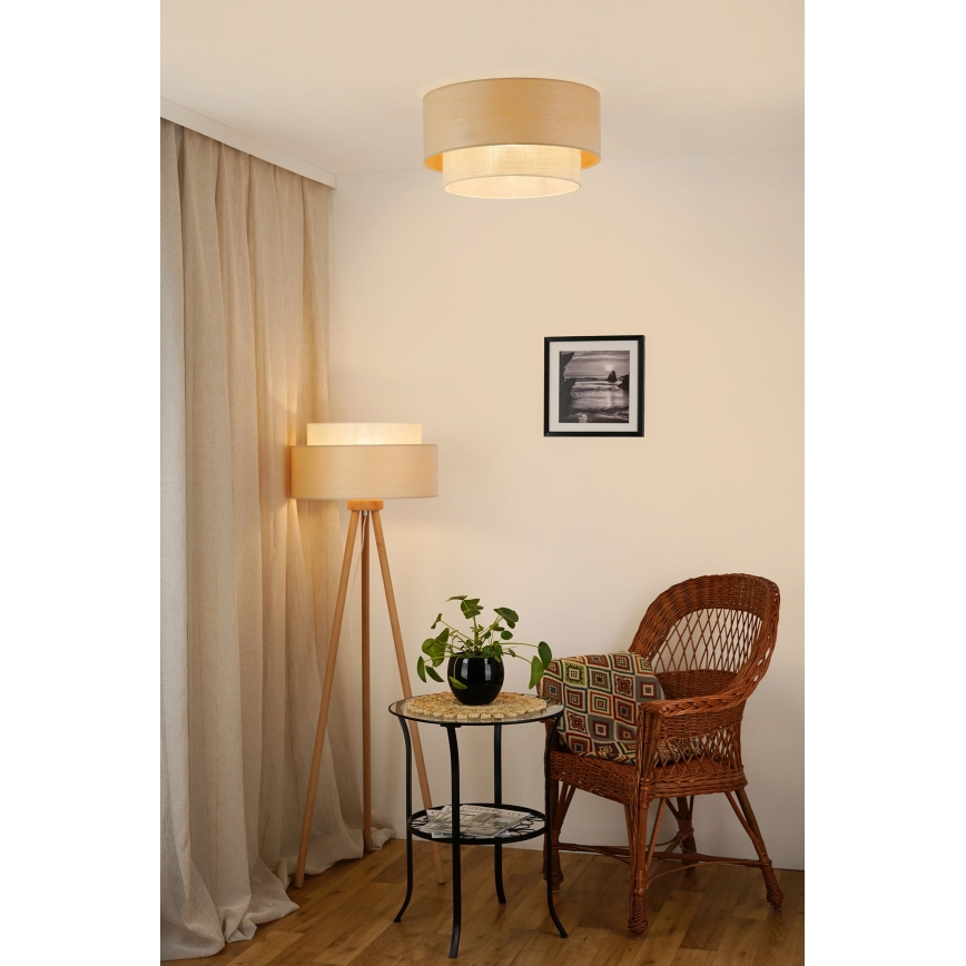 Brilagi - Stropné svietidlo ARIZONA BOHO 1xE27/15W/230V pr. 45 cm béžová