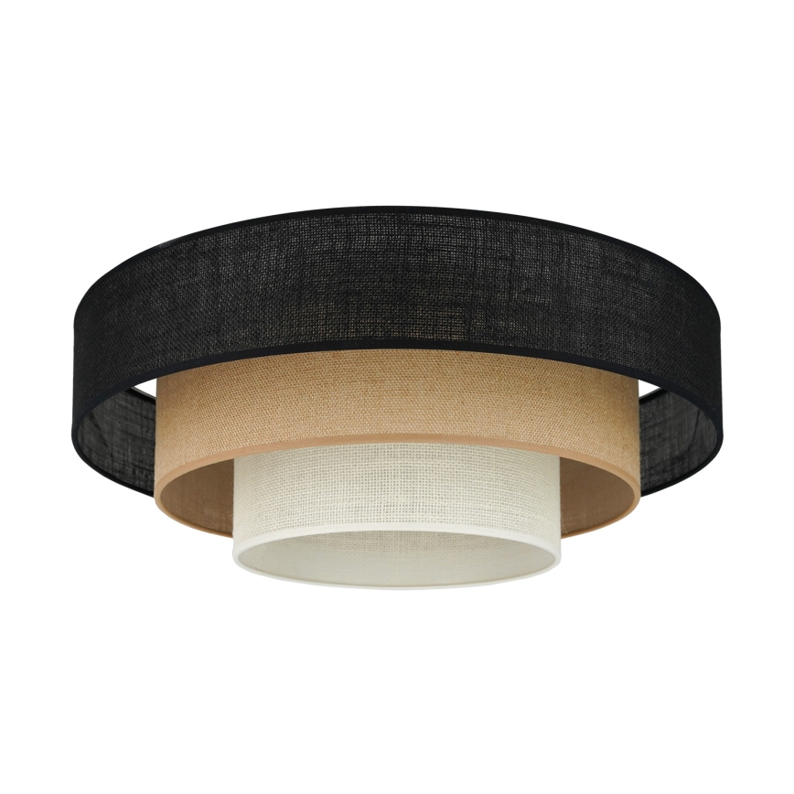 Brilagi - Stropné svietidlo ASPEN LUNETA LED/12W/230V pr. 60 cm 3000K/4000K/6400K čierna/béžová/krémová