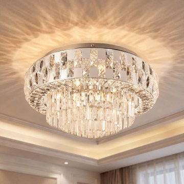 BRILAGI - Stropné svietidlo AURELIA 5xE14/40W/230V priemer 50 cm lesklý chróm