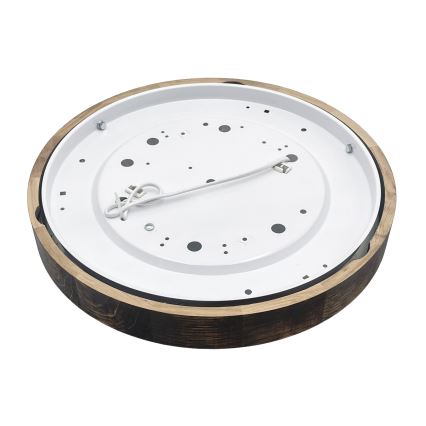 Brilagi - Stropné svietidlo CARVALHO SLIM SMOKEY 2xE27/60W/230V dubové pr. 37,5 cm