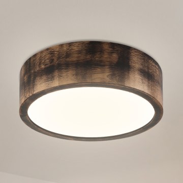 Brilagi - Stropné svietidlo CARVALHO SMOKEY 1xE27/60W/230V dub pr. 27,5 cm