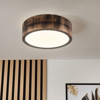 Brilagi - Stropné svietidlo CARVALHO SMOKEY 1xE27/60W/230V dub pr. 27,5 cm