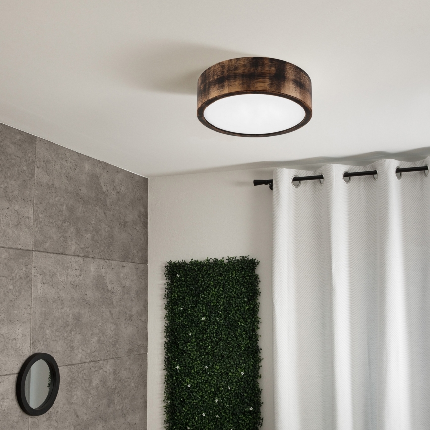 Brilagi - Stropné svietidlo CARVALHO SMOKEY 1xE27/60W/230V dub pr. 27,5 cm