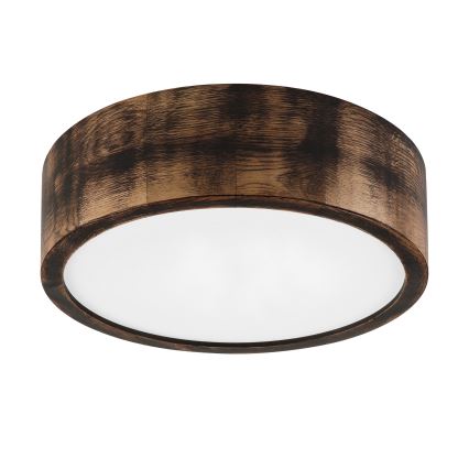 Brilagi - Stropné svietidlo CARVALHO SMOKEY 1xE27/60W/230V dub pr. 27,5 cm