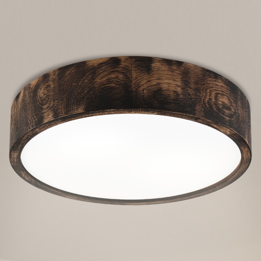 Brilagi - Stropné svietidlo CARVALHO SMOKEY 2xE27/60W/230V dub pr. 37,5 cm