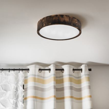 Brilagi - Stropné svietidlo CARVALHO SMOKEY 2xE27/60W/230V dub pr. 37,5 cm