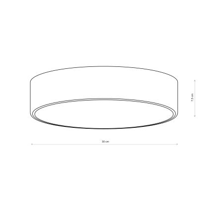 Brilagi - Stropné svietidlo CLARE 2xE27/40W/230V pr. 30 cm ružová