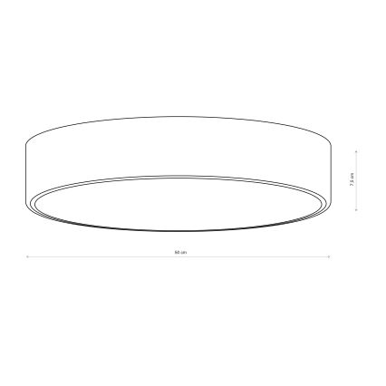 Brilagi - Stropné svietidlo CLARE 4xE27/24W/230V priemer 50 cm ružové