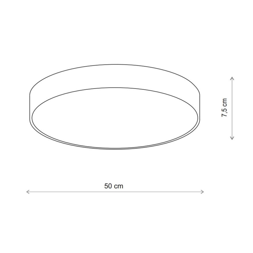 Brilagi - Stropné svietidlo CLARE 4xE27/40W/230V pr. 50 cm béžová