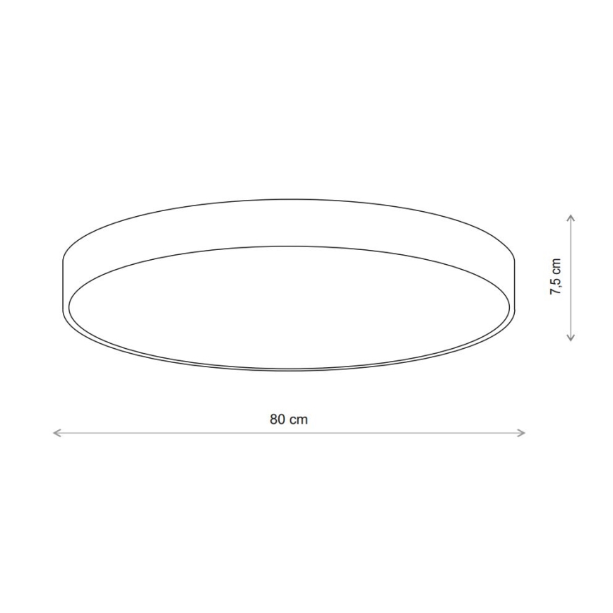 Brilagi - Stropné svietidlo CLARE 6xE27/24W/230V pr. 80 cm béžová