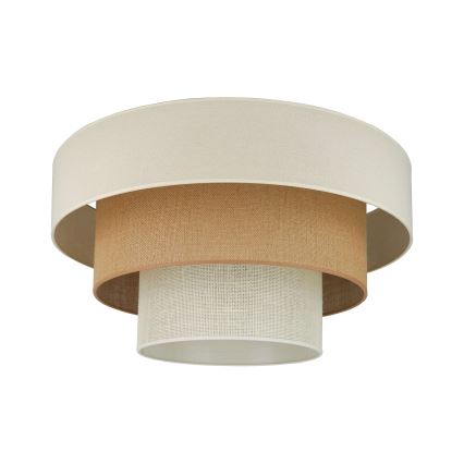 Brilagi - Stropné svietidlo DENVER LUNETA 1xE27/15W/230V pr. 45 cm béžová/hnedá/krémová