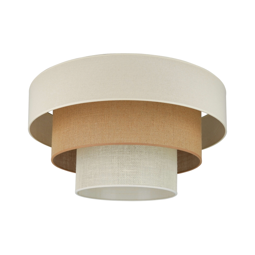 Brilagi - Stropné svietidlo DENVER LUNETA 1xE27/15W/230V pr. 45 cm béžová/hnedá/krémová