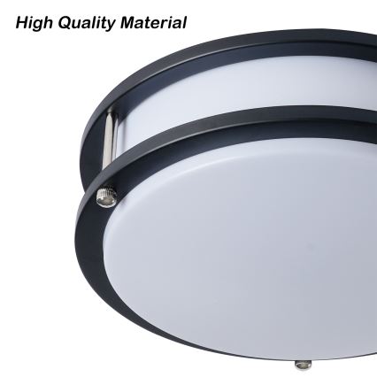 Brilagi - Stropné svietidlo ELARO 2xE27/40W/230V pr. 26 cm čierne