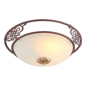 Brilagi - Stropné svietidlo FRESCO 2xE27/40W/230V pr. 43 cm hnedé