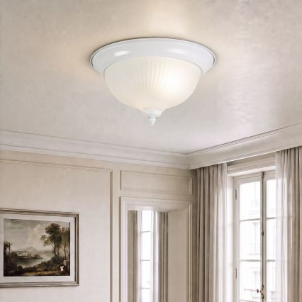 BRILAGI - Stropné svietidlo FRESCO 2xE27/40W/230V priemer 28 cm biela