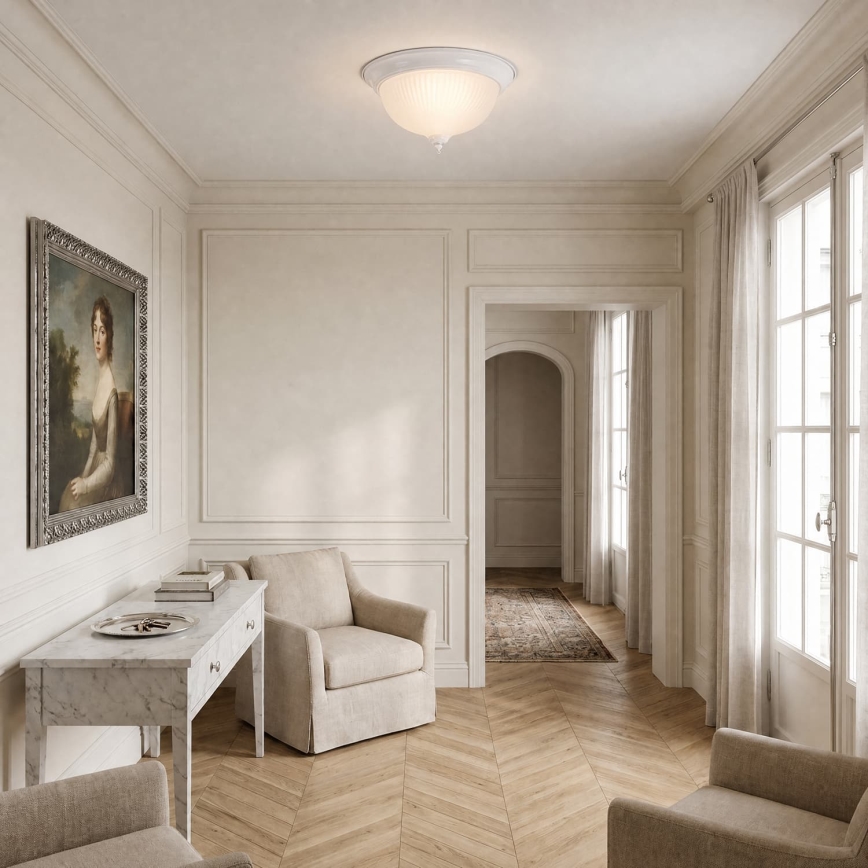 BRILAGI - Stropné svietidlo FRESCO 2xE27/40W/230V priemer 28 cm biela