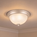 BRILAGI - Stropné svietidlo FRESCO 2xE27/40W/230V priemer 28 cm matný chróm