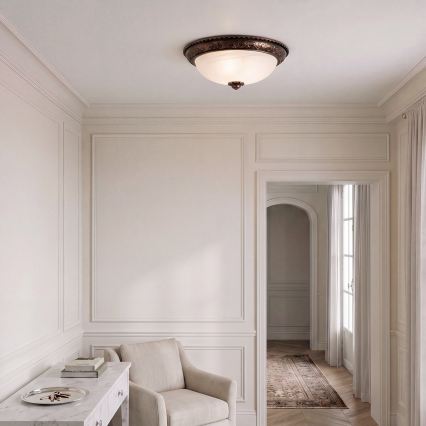 BRILAGI - Stropné svietidlo FRESCO 2xE27/40W/230V priemer 30 cm medené