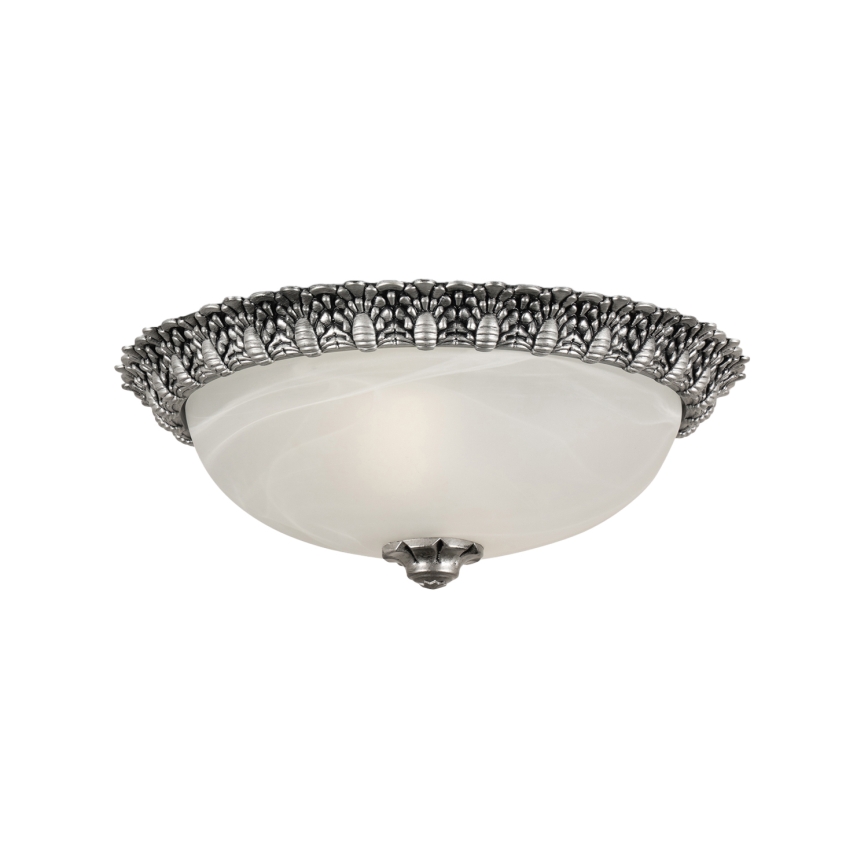 BRILAGI - Stropné svietidlo FRESCO 2xE27/40W/230V priemer 30 cm strieborné