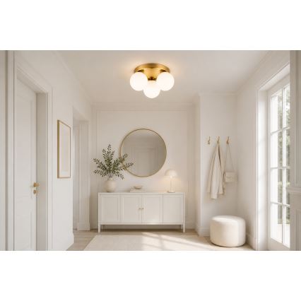 Brilagi - Stropné svietidlo MILO 3xE27/60W/230V priemer 35 cm zlaté