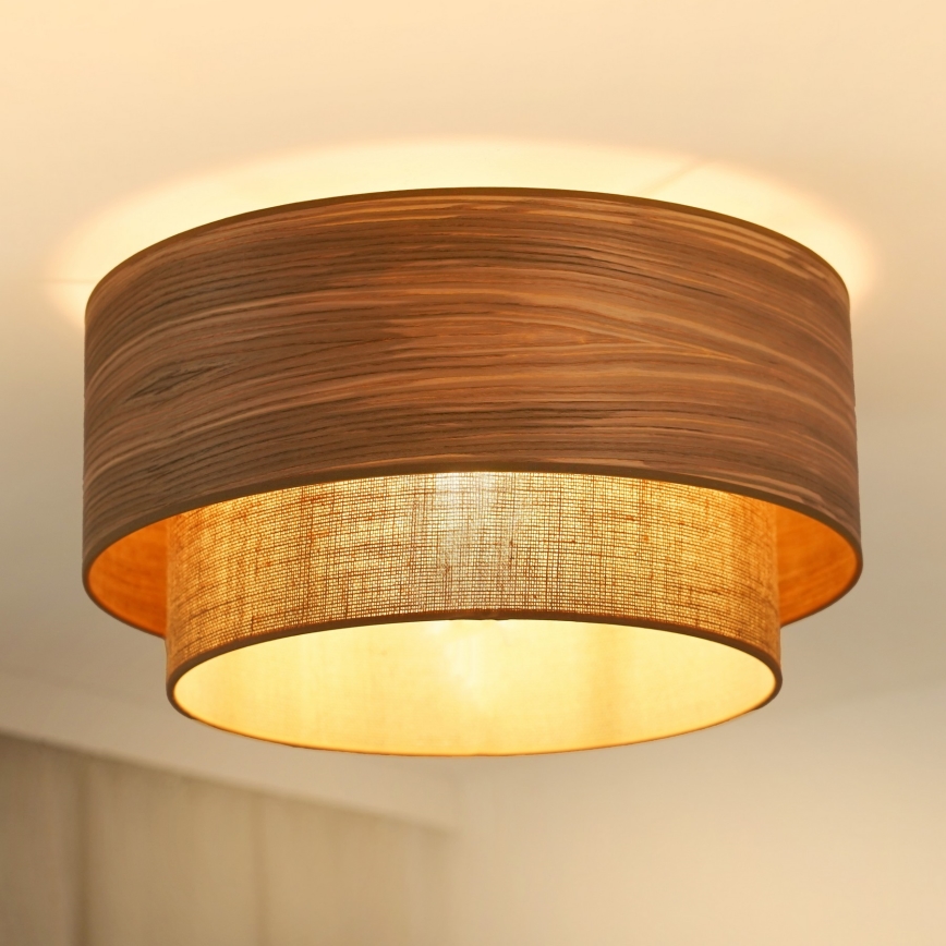 Brilagi - Stropné svietidlo MONTANA BOHO 1xE27/15W/230V pr. 45 cm hnedá