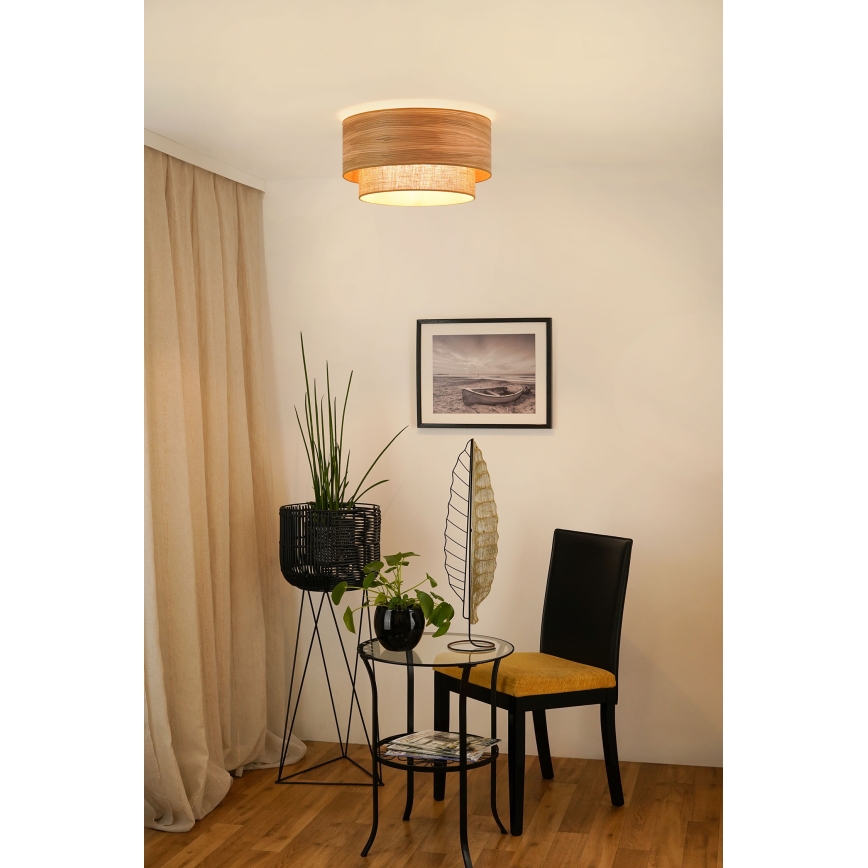 Brilagi - Stropné svietidlo MONTANA BOHO 1xE27/15W/230V pr. 45 cm hnedá