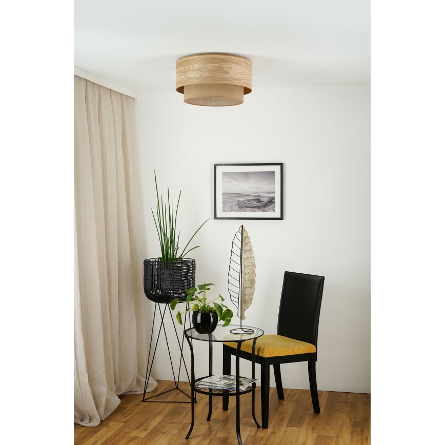 Brilagi - Stropné svietidlo MONTANA BOHO 1xE27/15W/230V pr. 45 cm hnedá