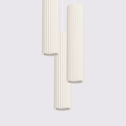 Brilagi - Stropné svietidlo na lane CRESTO 3xGU10/10W/230V krémové