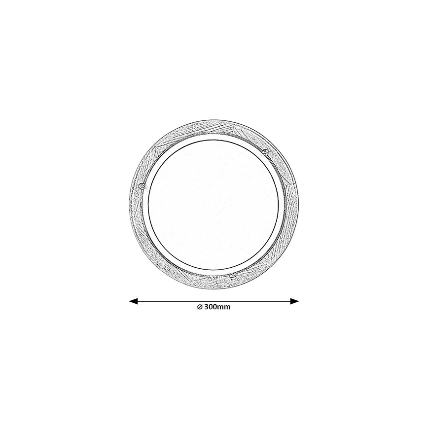 Brilagi - Stropné svietidlo ORBIS 1xE27/60W/230V pr. 30 cm borovica