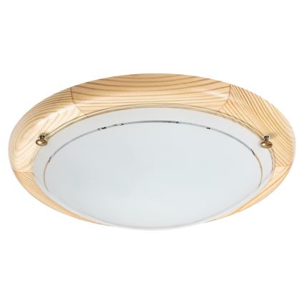 Brilagi - Stropné svietidlo ORBIS 1xE27/60W/230V, priemer 30 cm, borovica