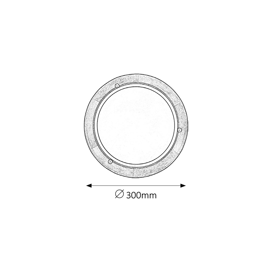 Brilagi - Stropné svietidlo ORBIS 1xE27/60W/230V, priemer 30 cm, borovica