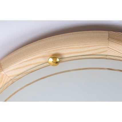 Brilagi - Stropné svietidlo ORBIS 2xE27/60W/230V pr. 38 cm borovica
